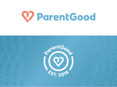 ParentGood branding debut design graphic icon illustration illustrator logo mark typography