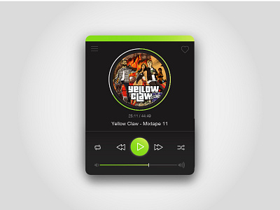 Music Player - Daily UI Challenge: 009