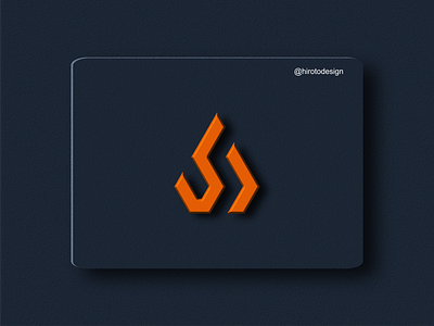 S N logo design