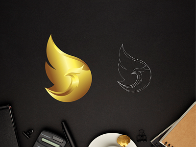 Gold eagle logo design adobe animation app brand branding design dribbble icondesign illustration lettering logo logodesign logomaker photoshop typography ui ux vector vectorart vexel