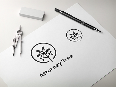 Attorney tree logo design 3d animation app attorney tree logo design branding design dribble graphic design illustration lettering logo motion graphics ui ux vector