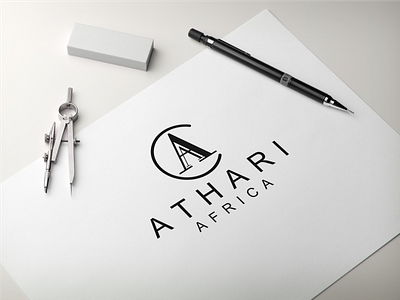 Letter  A logo design