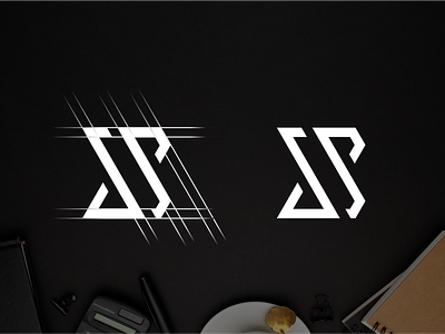 Letter S & S Logo design 3d animation app branding design graphic design illustration letter s s logo design lettering logo motion graphics typography ui ux vector