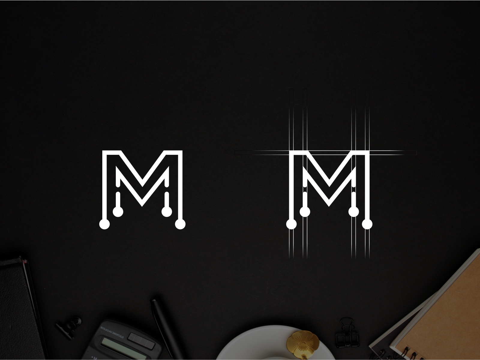 letter mm logo