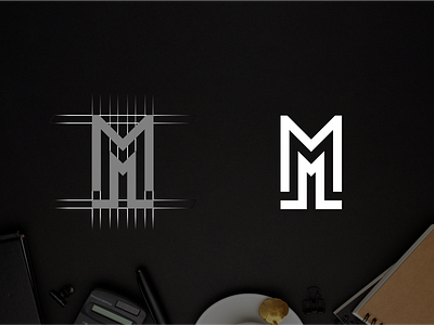 Letter M M Monogram Logo 3d animation app branding design graphic design illustration letter m m monogram logo lettering logo monogram logo typography ui ux vector