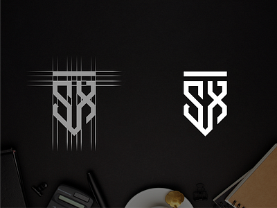 Monogram S X Logo design app branding design illustration lettering logo s x logo design typography ui ux vector