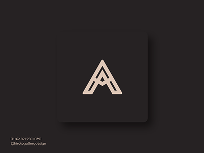 Letter A logo design 3d animation app branding design graphic design illustration lettering logo motion graphics ui ux vector