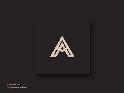 Letter A logo design