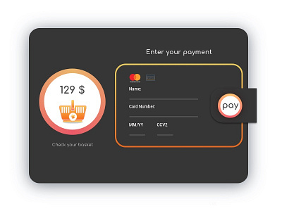 Daily UI #002 - Credit Card Checkout credit card dailyui dailyui 002 payment sketch