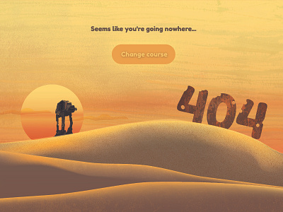 DAILY UI CHALLENGE 008 404 page 404 page daily ui day 08 error star wars