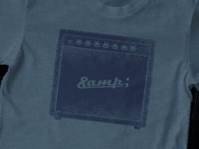 Amp Shirt amp ampersand blue html httpster illustration joke kneadle shirt