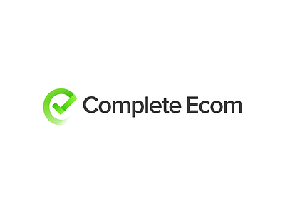 Complete Ecom Logo ecommerce green icon internet logo marketing