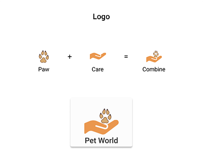 pet world logo branding logo