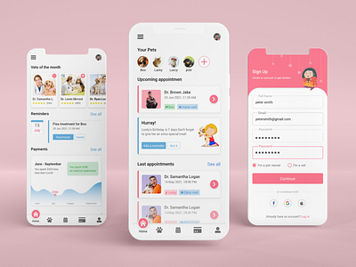 pet world app re-design app design graphic design ui ux