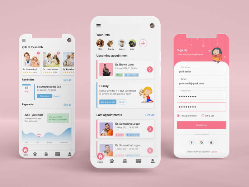 pet world app redesign by Ajay Singh Rajput on Dribbble