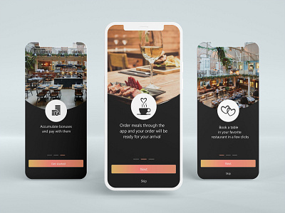 food delivery app ui app design typography ui ux
