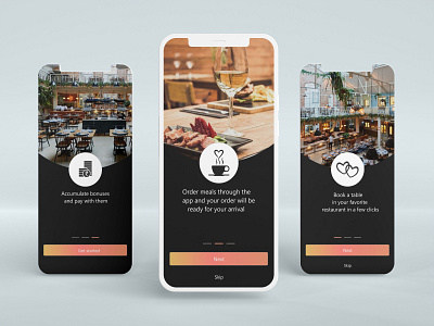 food delivery app ui