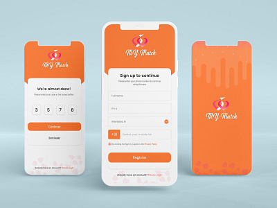 dating app onboarding ui app design ui ux