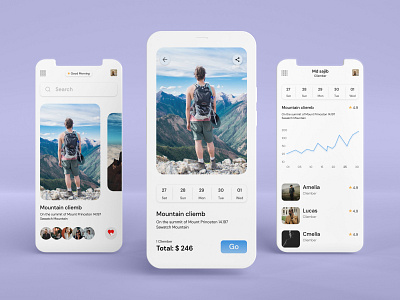 travelling app ui design app design ui ux