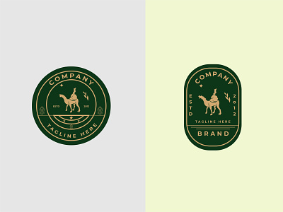 Camel Rider Logo animal brand branding business company design elegant graphic design illustration logo logos set sign simple symbol travel traveling