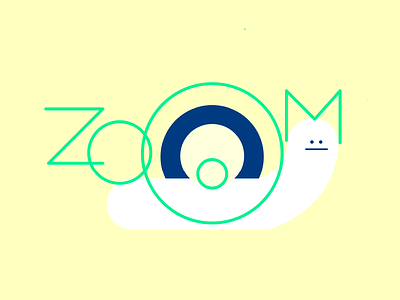 Pick up the pace, slowpoke. blog shapes snail text typography words zoom