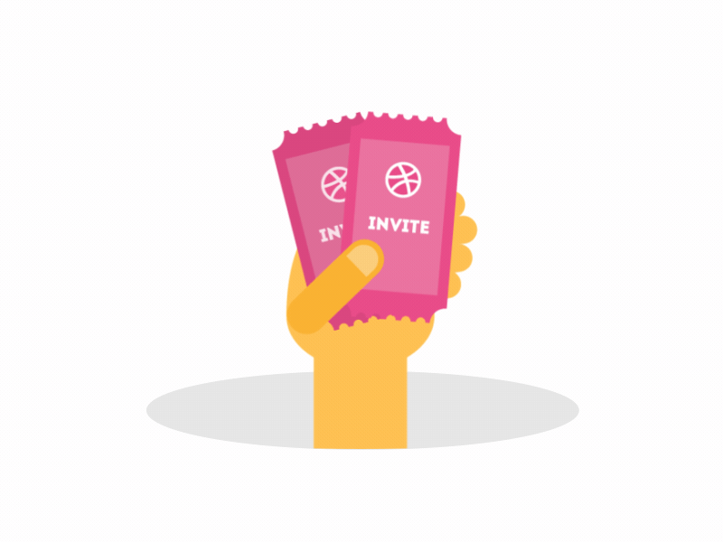Two Dribbble Invites arm dribbble free giveaway invitation invite tickets two
