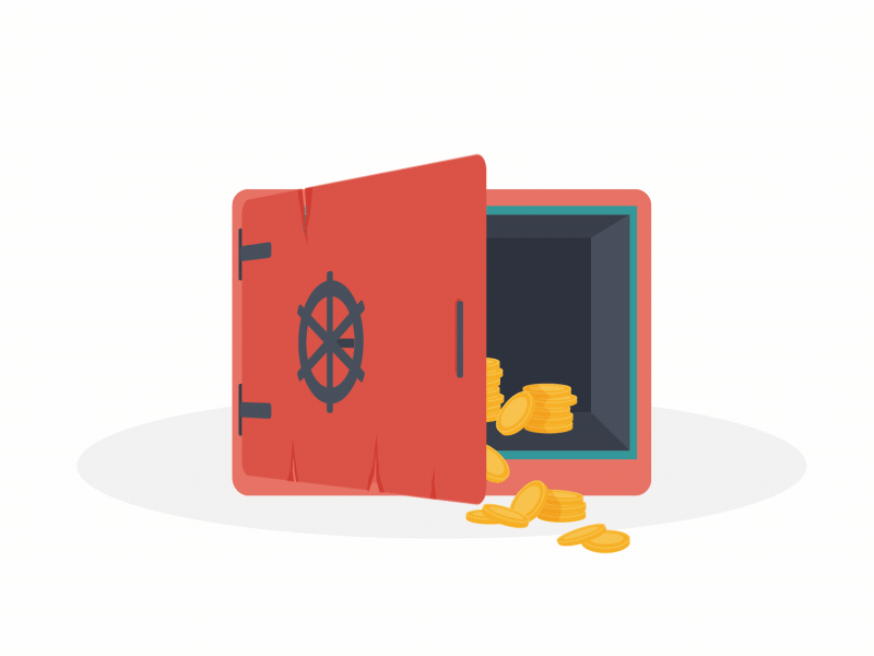 Unreliable safe by Serhii Halata on Dribbble