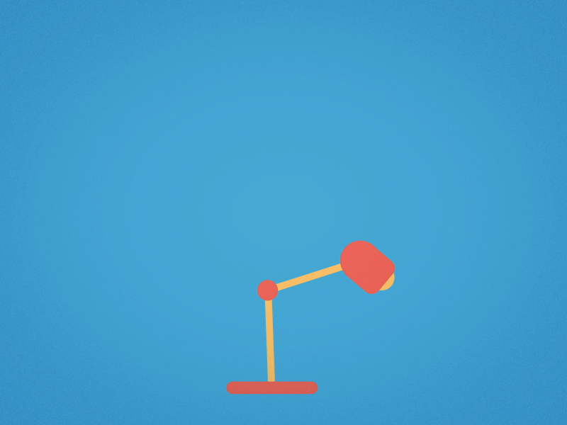 Jumpin Lamp! ik illustration design after affects 2d animation