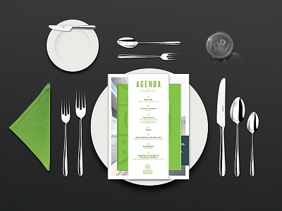 Place setting cause were fancy like that dessert spoon green mockup place setting ramsey silverware table top view