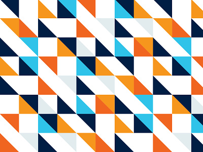Triangles pattern blue diagonals geometry orange pattern red triangle