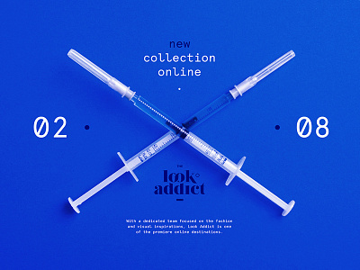 Look Addict blue brand branding drugs fashion icon identity illustration logo minimal stationery typography