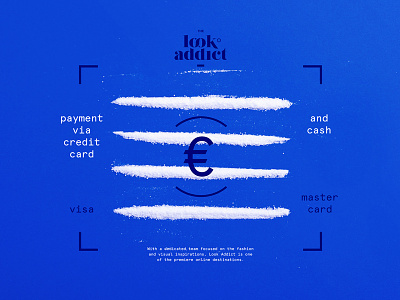 Look Addict blue brand branding drugs fashion icon identity illustration logo minimal stationery typography