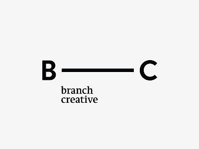 Branch Creative - Logo agancy brand branding icon identity letters logo mark minimal sign studio typography