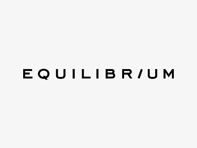 Equilibrium - Logo beauty branding cosmetic icon identity logo logotype mark sign typo typography