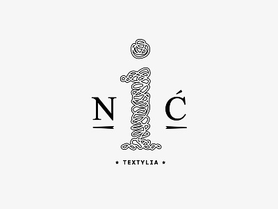 Nic - Logo branding clothing fashion icon identity logo logotype mark sign thread typo typography