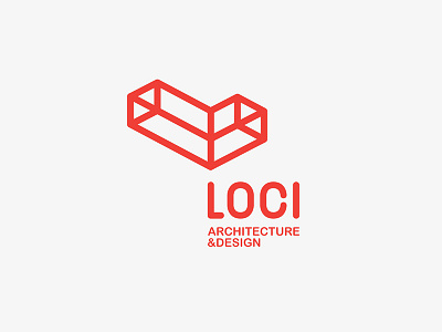 Loci - Logo architecture branding icon identity logo logotype mark minimal sign typography