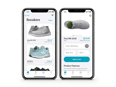 Sneakers App Concept