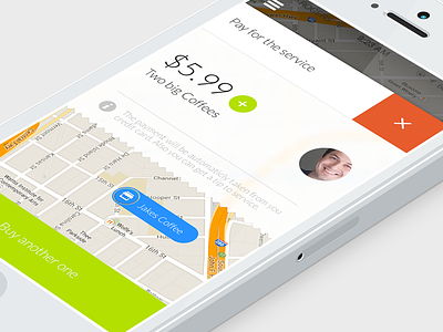 Payment method (wip) close invite ios7 iphone local location map money payment render