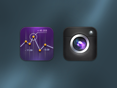 iPhone icons (wip) app camera clasicall design flare icon lens monster set stocks