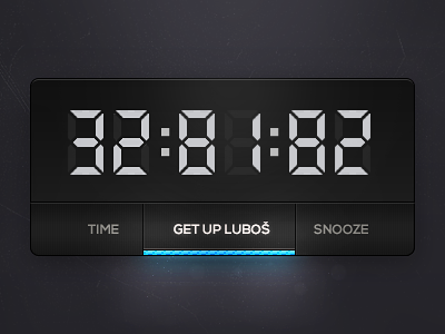 Clock (wdgt) by Luboš Volkov on Dribbble