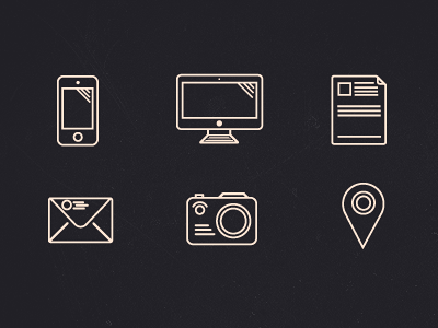 Outline icons (set) free glyphs icon icons it mono omg outline psd share