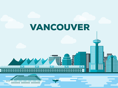 Vancouver Flat Design canada design flat design graphic illustrator vancouver