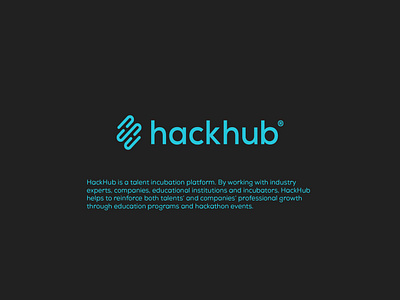 HackHub Brand brand design graphic hackhub logo