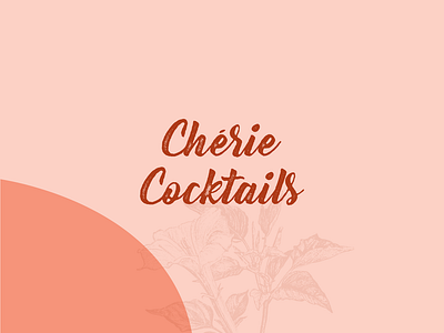 Menu Design for Cherie Alaçatı.