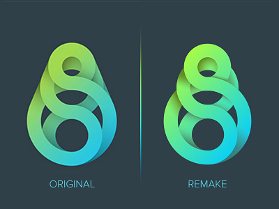 Logo Exploration Reconstruction circle gradient logo rebound spiral