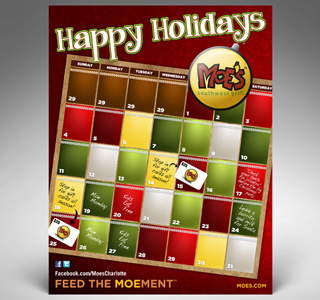 Moe's Southwest Grill Happy Holidays Email Blast