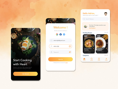 Recipes Apps UI