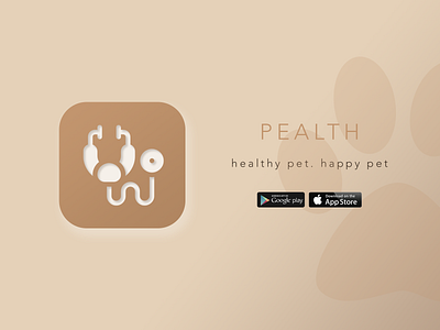 Pet Application Icon app design graphic design illustration logo ui ux