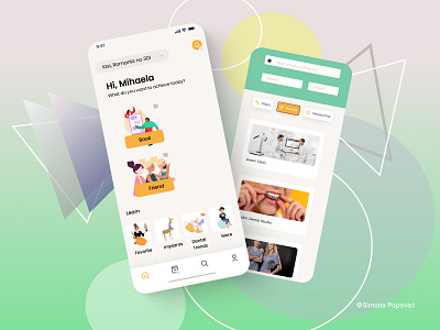 Free UI Dental App Kit Figma [Free template medical] android mobile app app clean delivery dental app design event app free template free ui kit fruits kids minimalist mobile mobile app design mobile view nature product design social ads ui ux