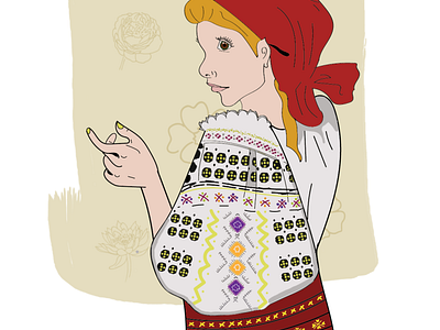 Folklore illustration - motifs 🌼